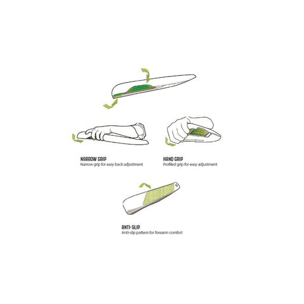 Outwell Skladacia stolička Ontario &scaron;ed&aacute; 61x70x105 cm 410078