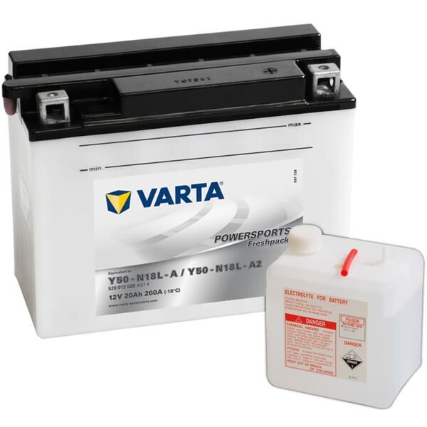 Varta Bat&eacute;ria do motocyklov Powersports Freshpack Y50-N18L-A/A2