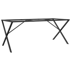 vidaXL Nohy jed&aacute;lensk&eacute;ho stola X-r&aacute;m 160x80x73 cm oceľ