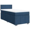 vidaXL Posteľn&yacute; r&aacute;m boxspring s matracom modr&yacute; 90x190 cm l&aacute;tka