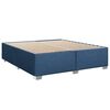 vidaXL Boxspring posteľ s matracom modrá 200x200 cm látka