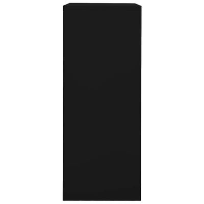vidaXL Kancelárska skriňa čierna 90x40x102 cm oceľ