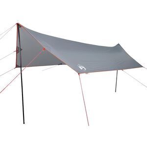 vidaXL Kempingov&aacute; plachta siv&aacute; a oranžov&aacute; 460x305x210 cm vodotesn&aacute;