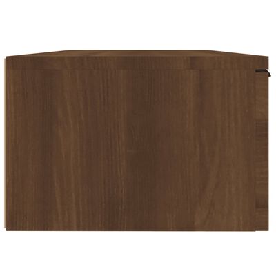 vidaXL Nástenná skrinka hnedý dub 68x30x20 cm spracované drevo