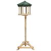 vidaXL Stojace krm&iacute;tko pre vt&aacute;ky jedľov&eacute; drevo 33x110 cm