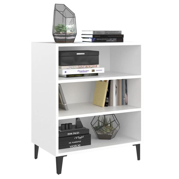 vidaXL Komoda, biela 57x35x70 cm, kompozitné drevo