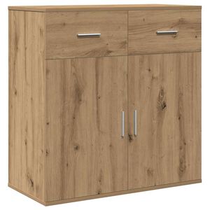 vidaXL Serv&iacute;rovacia skriňa Remeseln&yacute; dub 78 x 38 x 80 cm
