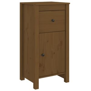 vidaXL Komoda medovo-hned&aacute; 40x35x80 cm mas&iacute;vne borovicov&eacute; drevo
