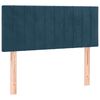 vidaXL Čelo postele tmavomodr&eacute; 80x5x78/88 cm zamat