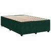 vidaXL Boxspring posteľ s matracom, tmavozelen&aacute; 120x190cm, zamat