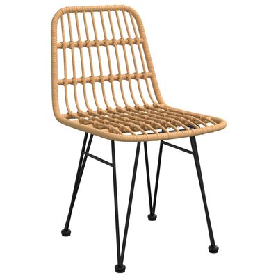 vidaXL Záhradné stoličky 2 ks 48x62x84 cm PE Rattan