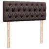 vidaXL Boxspring posteľ s matracom tmavohned&aacute; 120x190 cm l&aacute;tka