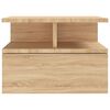 vidaXL Nástenný nočný stolík, dub sonoma 40x31x27 cm, kompozitné drevo