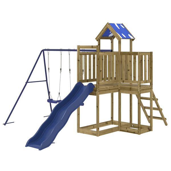 vidaXL Vonkaj&scaron;ia s&uacute;prava na hranie impregnovan&aacute; borovica