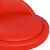 vidaXL Otočn&eacute; jed&aacute;lensk&eacute; stoličky 4 ks červen&eacute; umel&aacute; koža