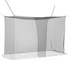 vidaXL Sieť proti kom&aacute;rom na posteľ 156 mesh Čierna 220 x 120 x 150 cm