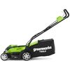Greenworks Kosačka na tr&aacute;vu s 2x40 V 2 Ah bat&eacute;riou G40LM35 2501907UC
