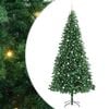 vidaXL Umel&yacute; vianočn&yacute; stromček Zelen&aacute; 300 cm PVC, kov a plast