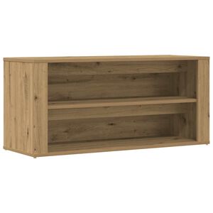 vidaXL Lavica na top&aacute;nky dub artisan 100x35x45 cm kompozitn&eacute; drevo