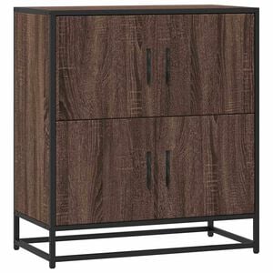 vidaXL Komoda hned&yacute; dub 68x35x76 cm kompozitn&eacute; drevo