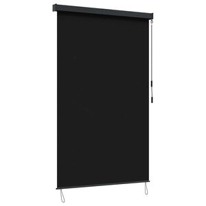 vidaXL Roleta Čierna 60 x 250 cm Textil a hlin&iacute;k