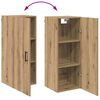 vidaXL Highboard Remeseln&yacute; dub 34,5 x 34 x 180 cm Kompozitn&eacute; drevo