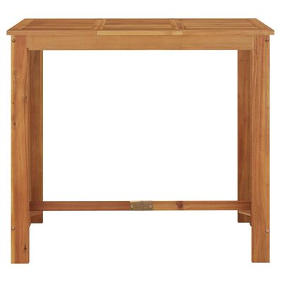 vidaXL Záhradný barový stôl 120x60x105 cm akáciové masívne drevo