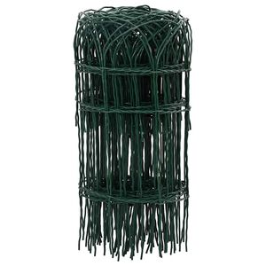 vidaXL Z&aacute;hradn&eacute; oplotenie, železo s pr&aacute;&scaron;kovou &uacute;pravou 10x0,4 m