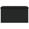 vidaXL &Uacute;ložn&aacute; lavička čierna 82x42x45 cm kompozitn&eacute; drevo