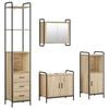 vidaXL Set kabinetov do k&uacute;peľne 4 ks Dub sonoma 40 x 36 x 200,5 cm