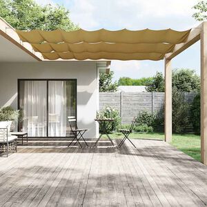vidaXL Vertik&aacute;lna mark&iacute;za b&eacute;žov&aacute; 60x1200 cm oxfordsk&aacute; l&aacute;tka