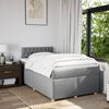 vidaXL Boxspring posteľ s matracom bledosiv&aacute; 120x200 cm l&aacute;tka