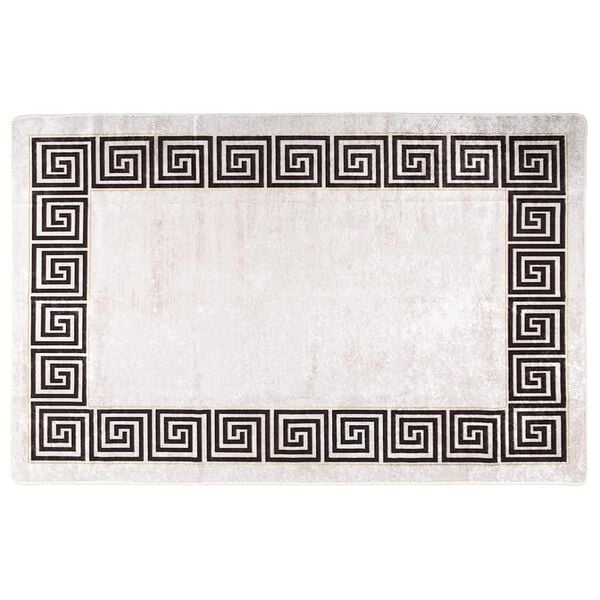 vidaXL Prateľn&yacute; koberec 80x150 cm bledob&eacute;žov&yacute;