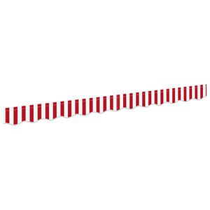 vidaXL Nahr&aacute;dzaj&uacute;ci lem mark&iacute;zy Červen&aacute; a Biela 230 x 20 cm Polyester