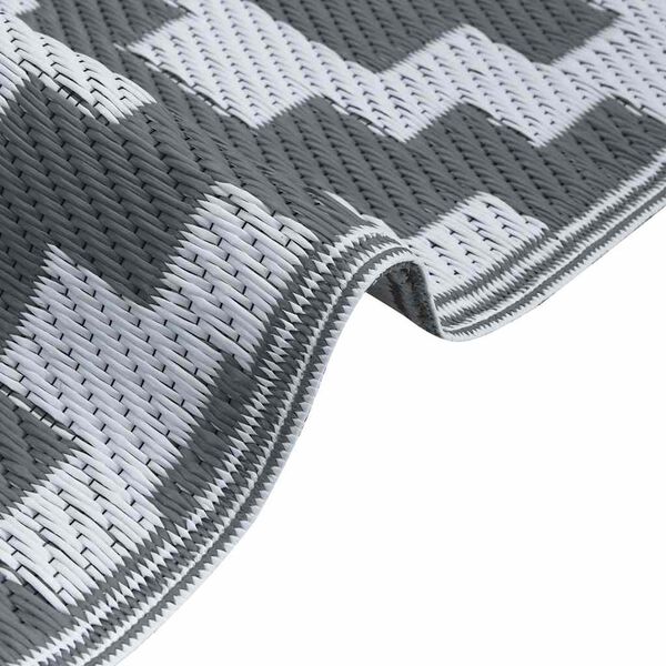 vidaXL Vonkaj&scaron;&iacute; koberec ARAKIL Siv&aacute; 300 x 400 cm PP