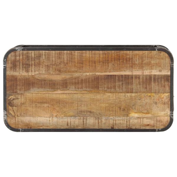 vidaXL Konferenčný stolík 100x50x35 cm masívne mangovníkové drevo