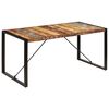 vidaXL Jed&aacute;lensk&yacute; st&ocirc;l 160x80x75 cm, recyklovan&yacute; mas&iacute;v