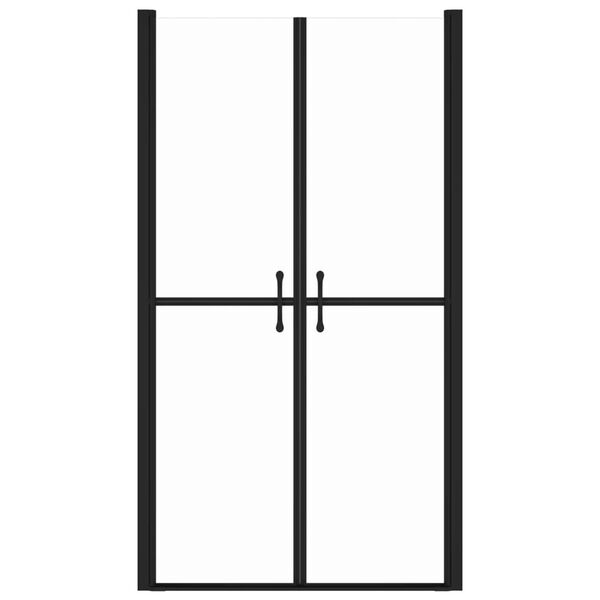 vidaXL Sprchové dvere priehľadné ESG (88-91)x190 cm