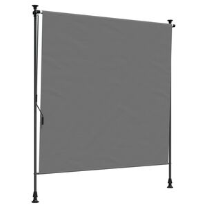 vidaXL Vonkaj&scaron;ia roleta Svetlosiv&aacute; 100 x 270 cm