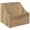 vidaXL Box na LP platne Dub artisan 37 x 33 x 32 cm Kompozitn&eacute; drevo