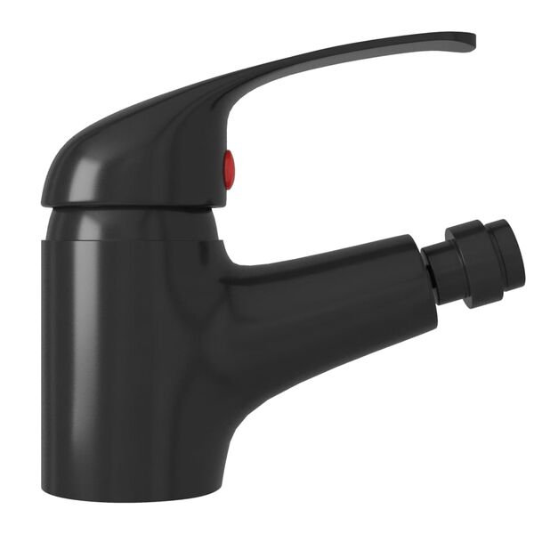 vidaXL K&uacute;peľňov&aacute; bat&eacute;ria na bidet čierna 13x12 cm