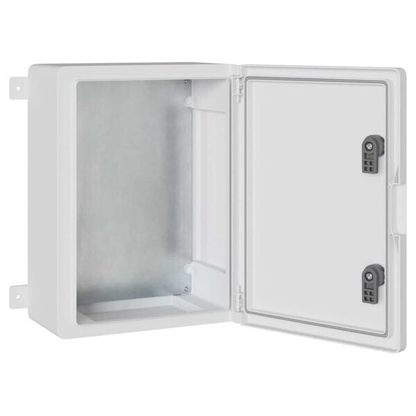 vidaXL Ovl&aacute;dacia skriňa Siv&aacute; 47 x 20 x 60 cm ABS plast