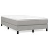 vidaXL Boxspring posteľ s matracom bledosivá 120x200 cm látka