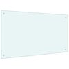 vidaXL Kuchynsk&aacute; z&aacute;stena, mliečna 100x60 cm, tvrden&eacute; sklo