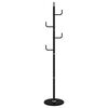 vidaXL Stojan na kab&aacute;ty čierny 183 cm pr&aacute;&scaron;kovo lakovan&eacute; železo