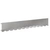 vidaXL Obrubn&iacute;k tr&aacute;vnika 20 ks 102 x 15 x 4 cm Oceľ Strieborn&aacute;
