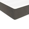 vidaXL Posteľn&yacute; r&aacute;m boxspring s matracom tmavosiv&yacute; 100x200 cm zamat