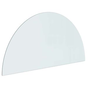 vidaXL Sklenen&aacute; doska krbu Priehľadn&aacute; 1000 x 500 mm Sklo