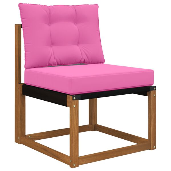 vidaXL Vank&uacute;&scaron; na vonkaj&scaron;iu pohovku 2 pcs Ružov&aacute; Polyester