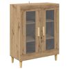 vidaXL Highboard Remeseln&yacute; dub 69,5 x 34 x 180 cm Kompozitn&eacute; drevo
